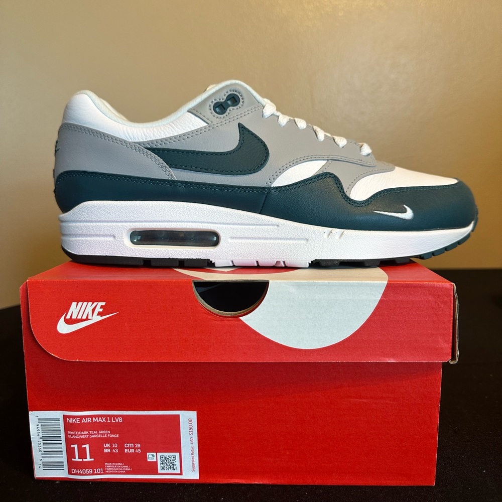 DS Nike Air Max 1 “Dark Teal Green” NWT Size 11
